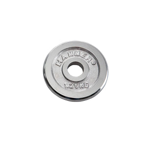 Disques de poids Hammer chromés 30 mm 1,25 kg