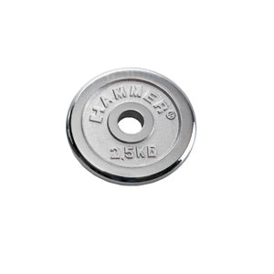 Disques de poids Hammer chromés 30 mm 2,5 kg