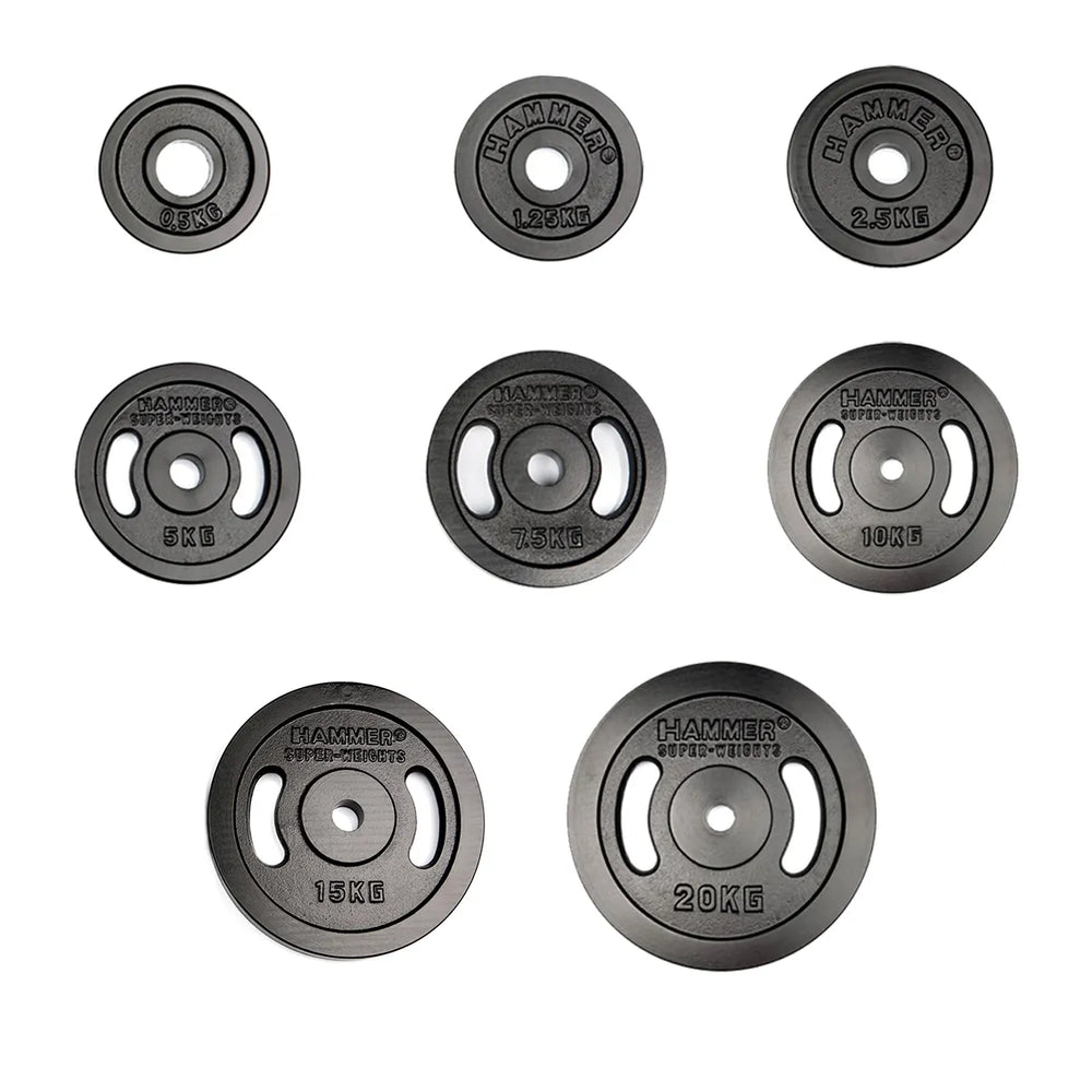 Disques de poids Hammer 30 mm 7,5 kg