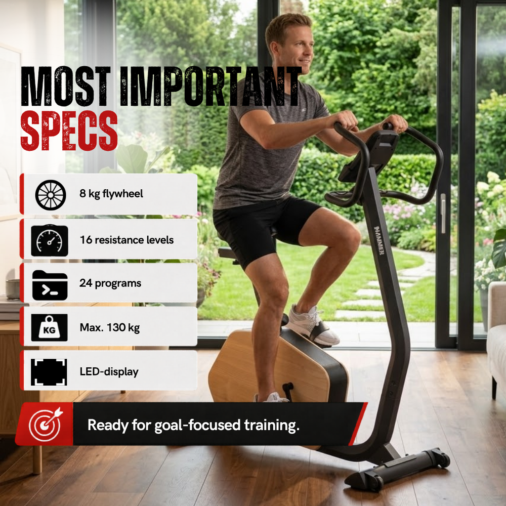 Vélo d'appartement Hammer CardioPace 5.0 NorsK