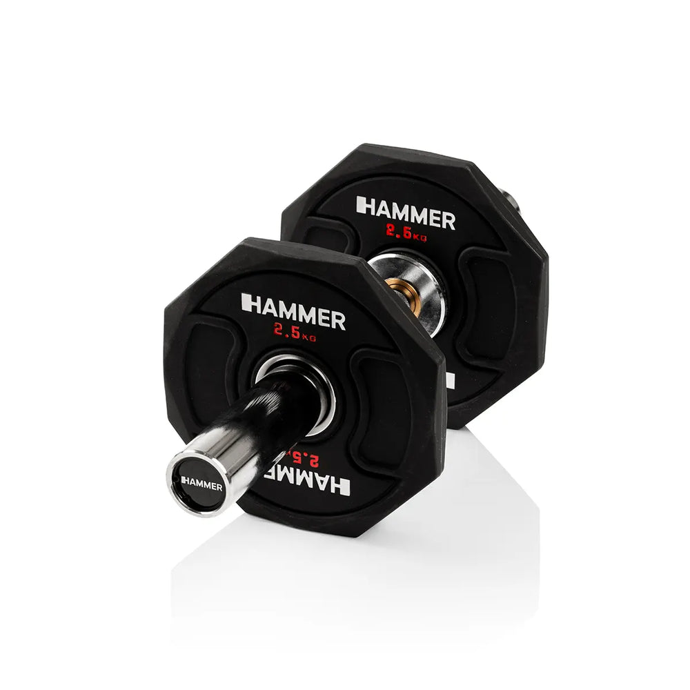 Hammer halterschijf octagon 50 mm / 2,5 kg
