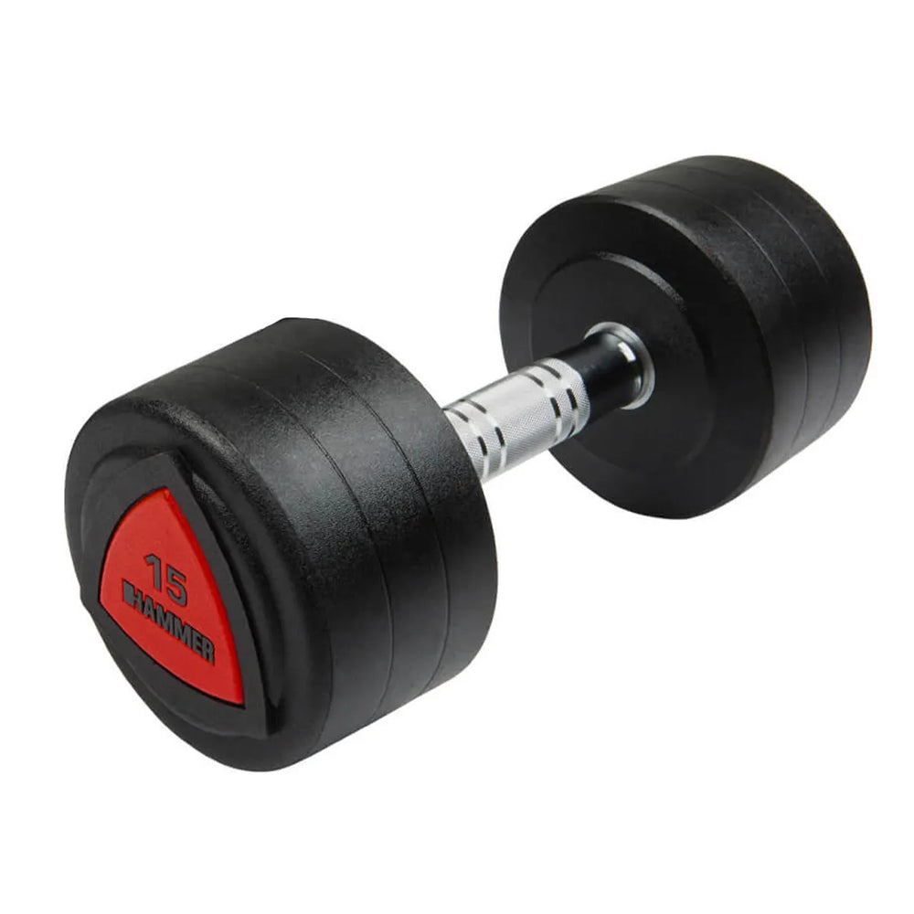 Haltère compacte Hammer PU - 15 kg