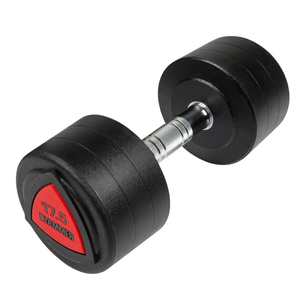 Haltère compacte Hammer PU - 17,5 kg