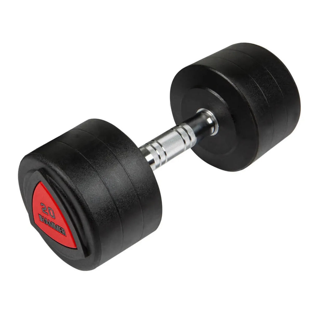 Haltère compacte Hammer PU - 20 kg