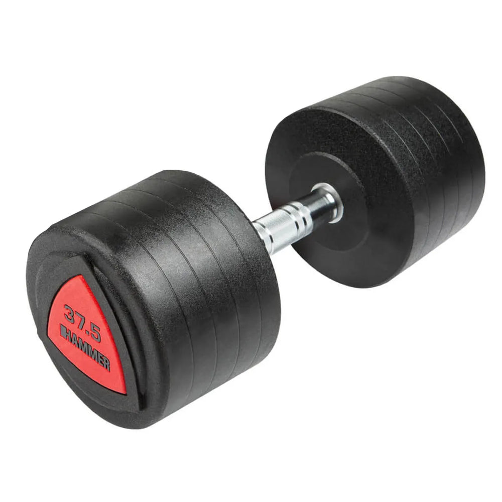Haltère compacte Hammer PU - 37,5 kg
