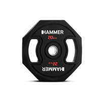 Hammer halterschijf octagon 50 mm / 20 kg