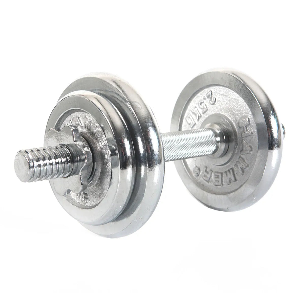 Ensemble d'haltères Hammer chromé 1x10 kg