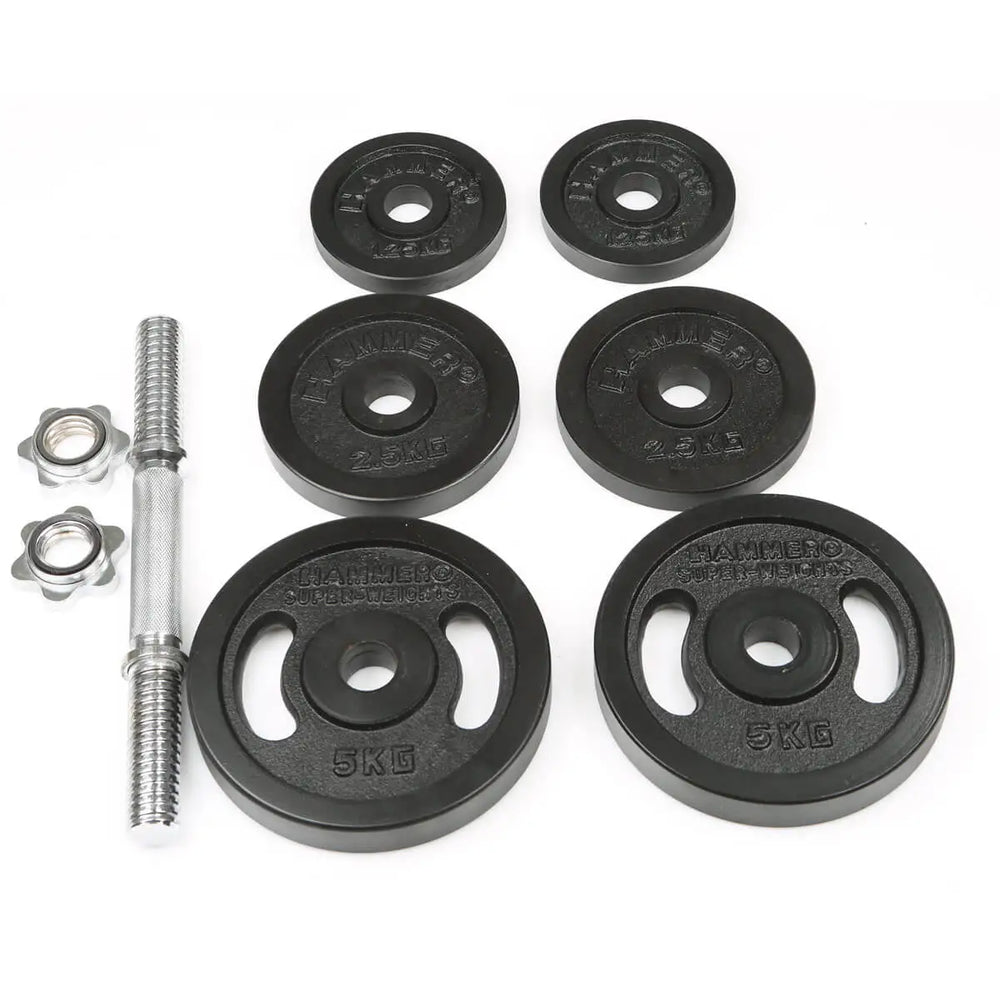 Ensemble d'haltères Hammer Iron 1x20 kg