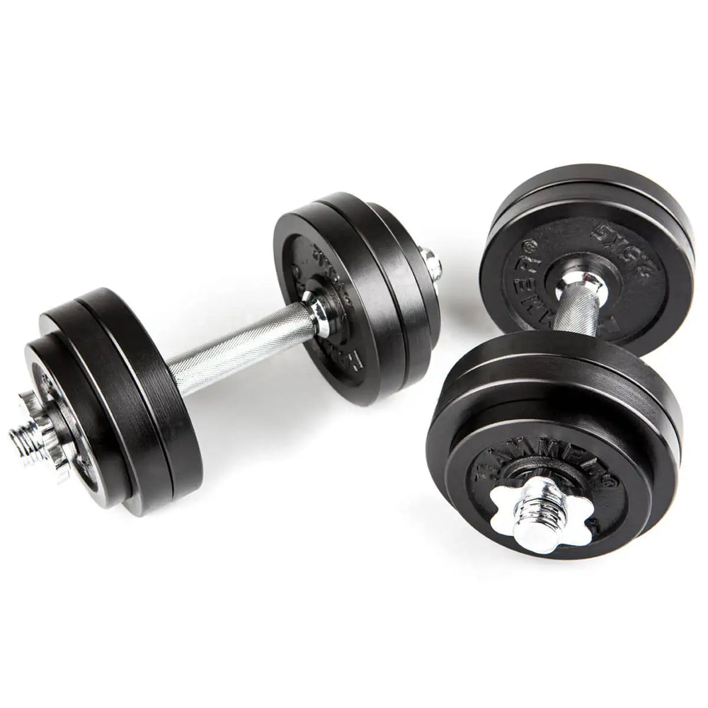 Ensemble d'haltères Hammer Iron 2x15 kg