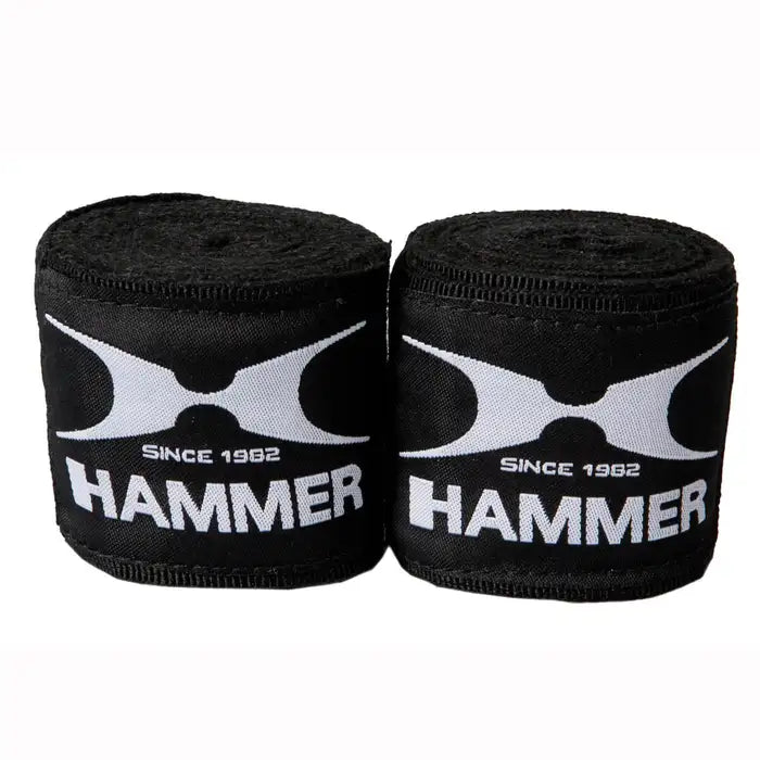 Bandages Hammer pour les mains 2,5 m - noir
