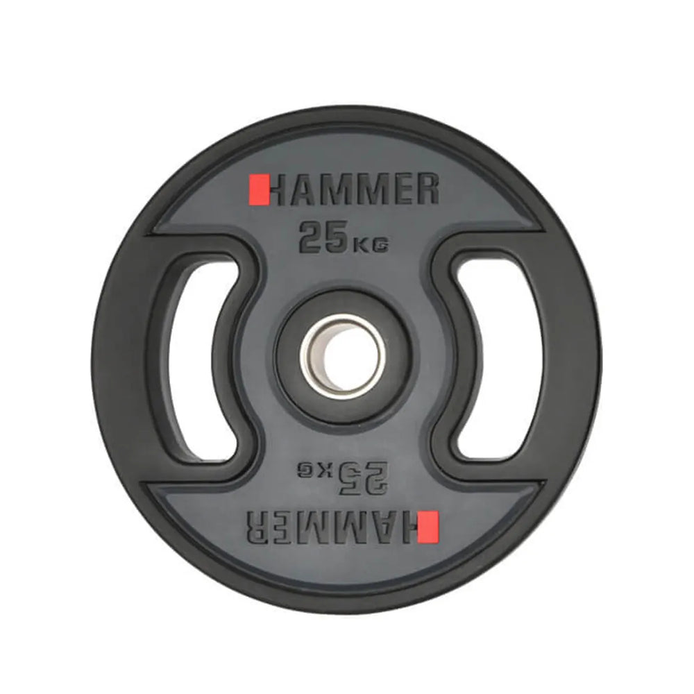 Hammer olympische halterschijf PU 50 mm / 25 kg