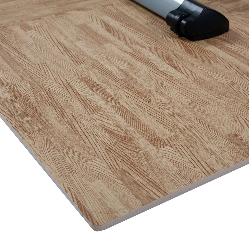 Tapis puzzle marteau aspect bois