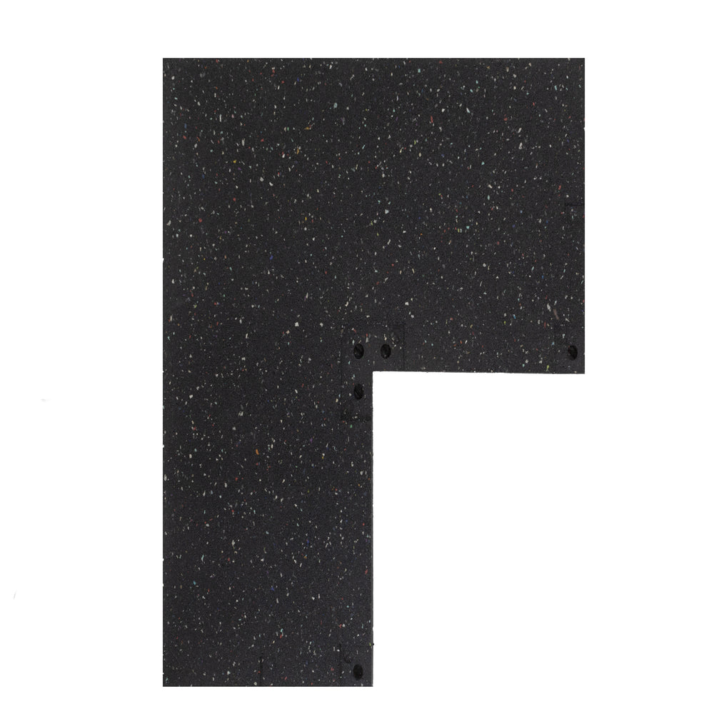 Profilé d'angle 500 mm x 500 mm x 20 mm Gris foncé