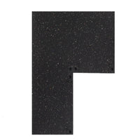 Profilé d'angle 500 mm x 500 mm x 20 mm Gris foncé