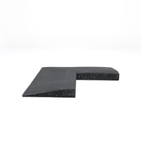 Profilé d'angle 500 mm x 500 mm x 30 mm Noir pur