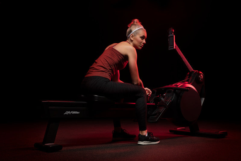 Rameur LCD Life Fitness Heat Row