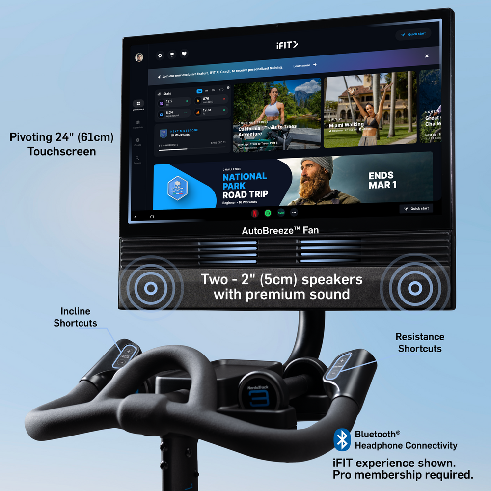 NordicTrack X24 indoor cycle