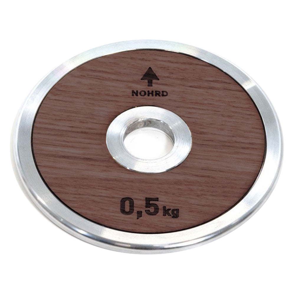 NoHrD Weightplate Set 0.5 kg - Walnoot