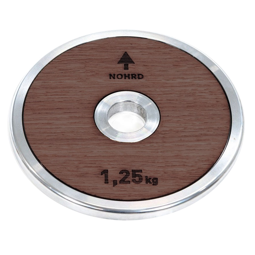 NoHrD Weightplate Set 1,25 kg - Walnoot