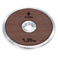 NoHrD Weightplate Set 1,25 kg - Walnoot