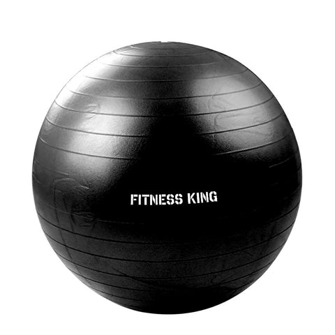 FitnessKing gymball zwart 75cm