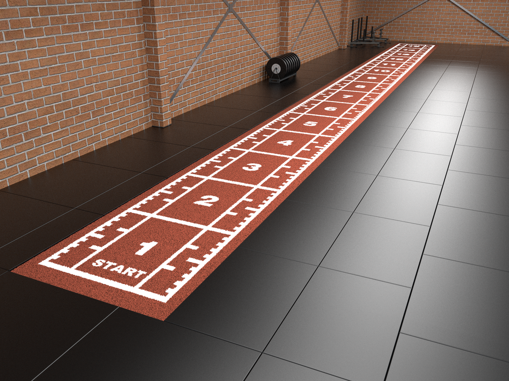 Sprinttrack Premium 15,4m x 1,33m - Rood