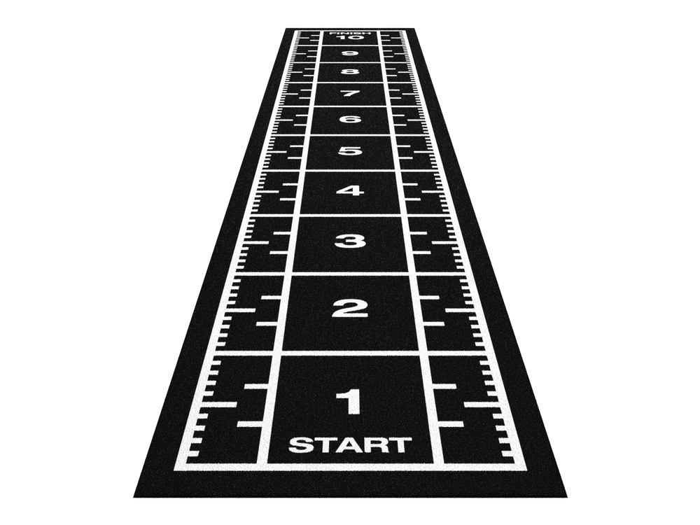 Sprinttrack Premium 10,4m x 2m - Zwart