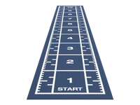 Sprinttrack Premium 10,4m x 2m - Blauw