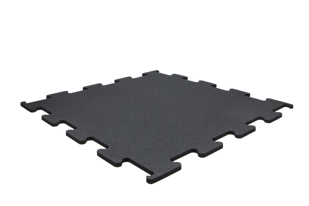 Carreaux de puzzle de qualité supérieure 1 060 mm x 1 060 mm x 15 mm, noir pur