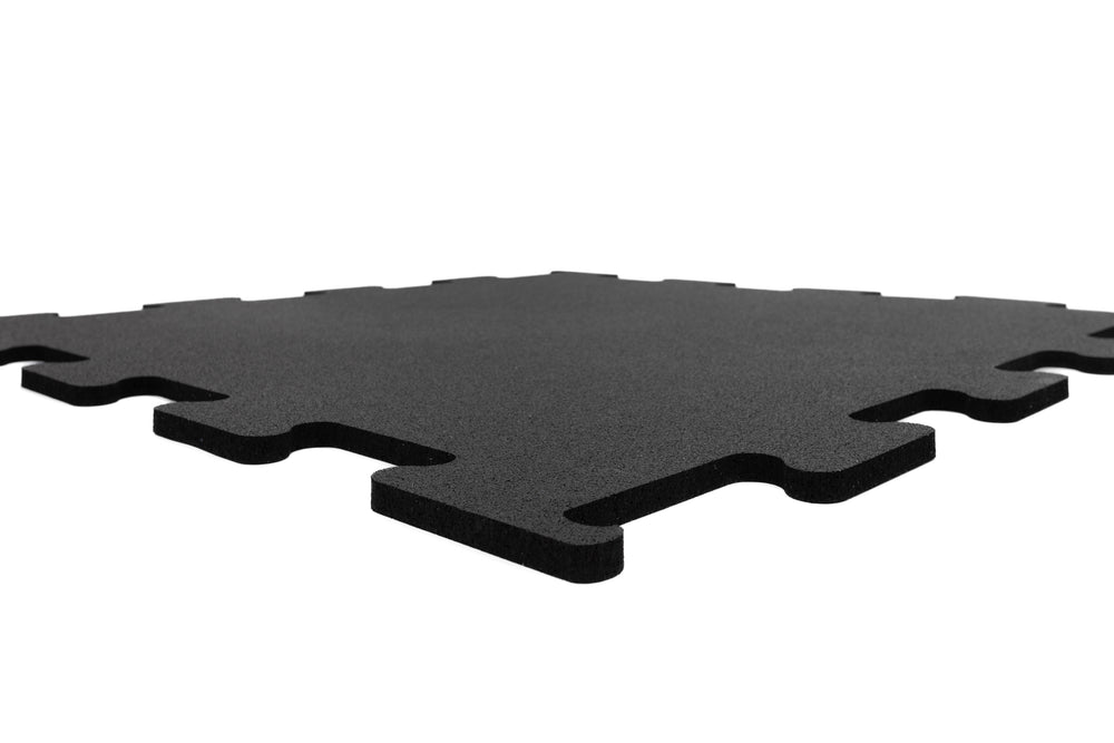 Carreaux de puzzle de qualité supérieure 1 060 mm x 1 060 mm x 15 mm, noir pur