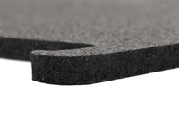 Bordure de carrelage puzzle de qualité supérieure 1 060 mm x 1 060 mm x 10 mm, noir pur