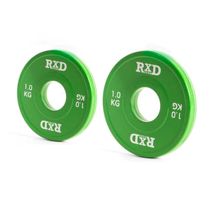 Jeu de couleurs de plaques fractionnaires RXD 50 mm / 1 kg
