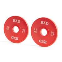 Jeu de couleurs de plaques fractionnaires RXD 50 mm / 2,5 kg