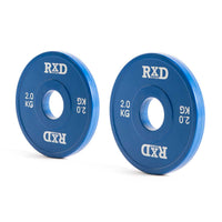 RXD Fractional Plate Color Set 50 mm / 2 kg