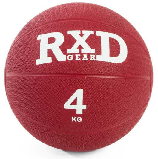 Médecine ball RXD Caoutchouc Rouge 4 kg