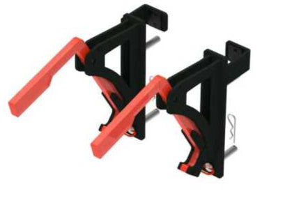 RXD Monolift Attachment Pair Zwart & Rood