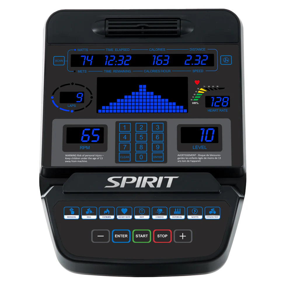 Spirit Fitness CU900LED hometrainer