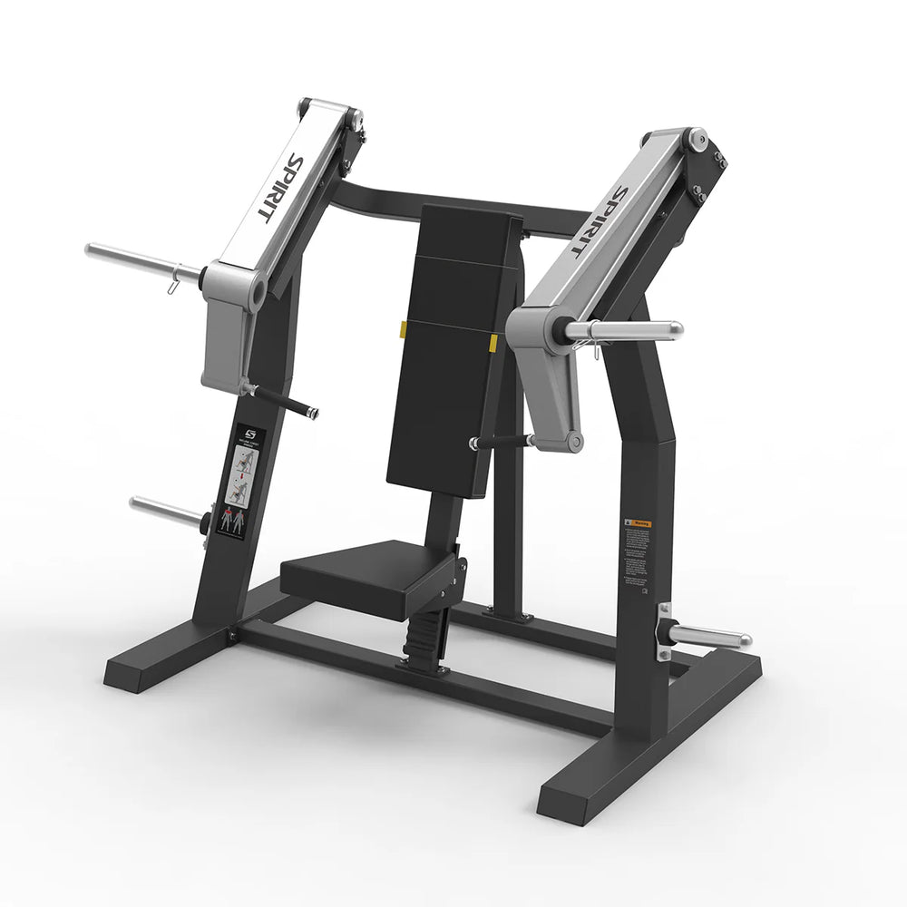 Presse à poitrine inclinée à charge libre Spirit Fitness