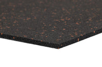 Sportvloer Basic Breedte 1250mm x Lengte 1000mm x Dikte 8mm - Rood
