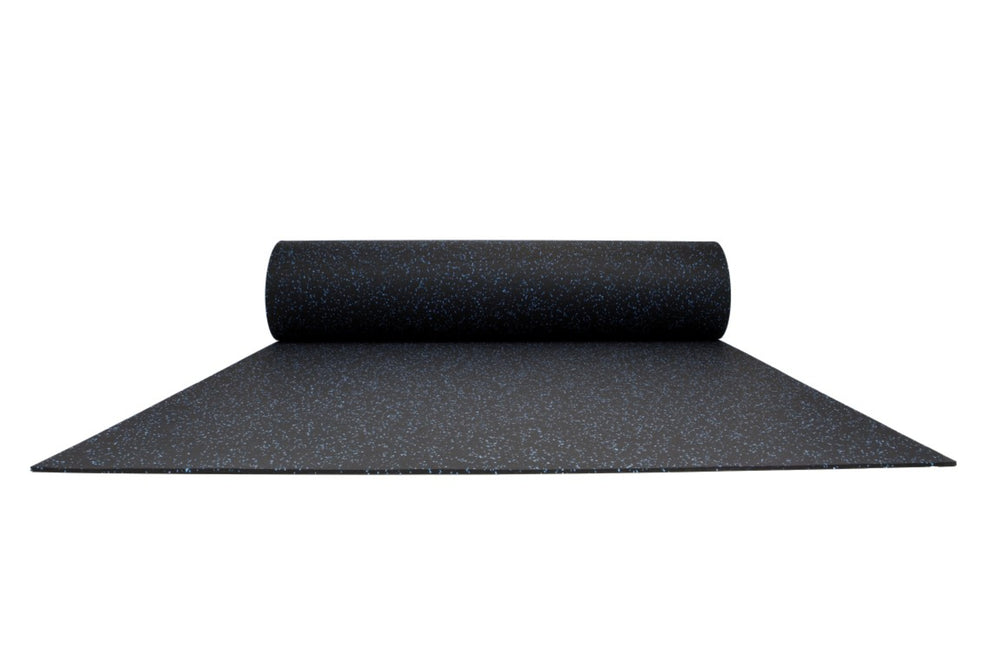 Sol sportif cinq largeur 1250 mm x épaisseur 8 mm - Bleu