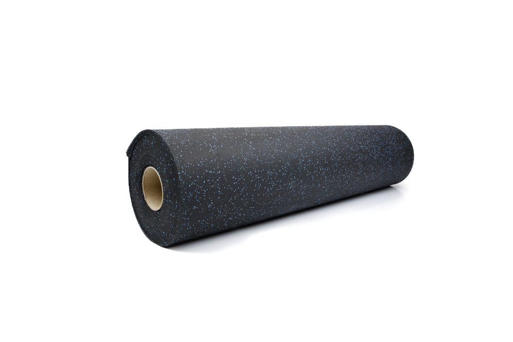 Sol sportif cinq largeur 1250 mm x épaisseur 8 mm - Bleu
