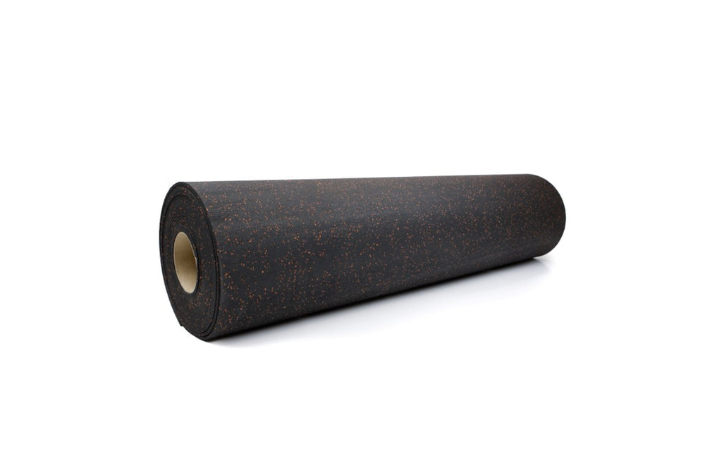 Sol sportif cinq largeur 1250 mm x épaisseur 10 mm - Rouge