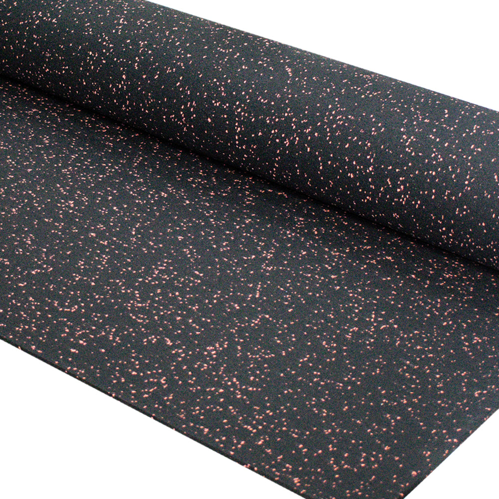 Sol sportif cinq largeur 1250 mm x épaisseur 10 mm - Rouge