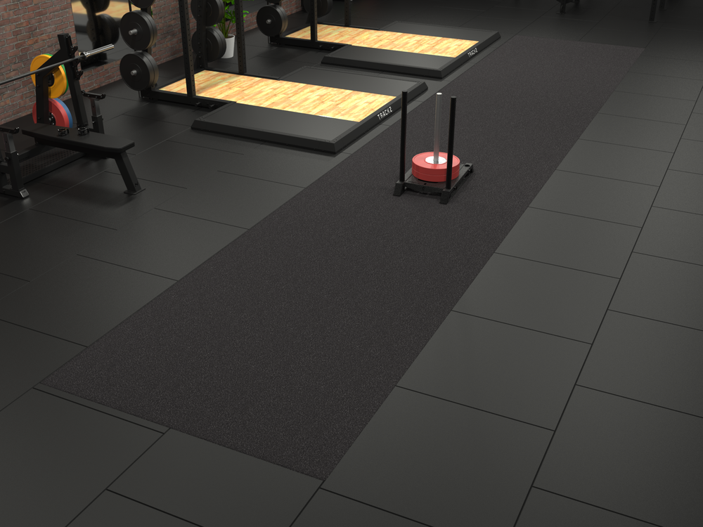 Sprinttrack Uni Indoor 30m x 2m - Antraciet