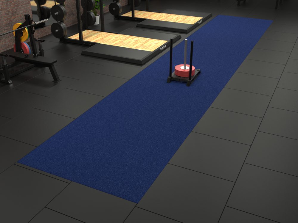 Sprinttrack Uni Indoor 20m x 2m - Blauw