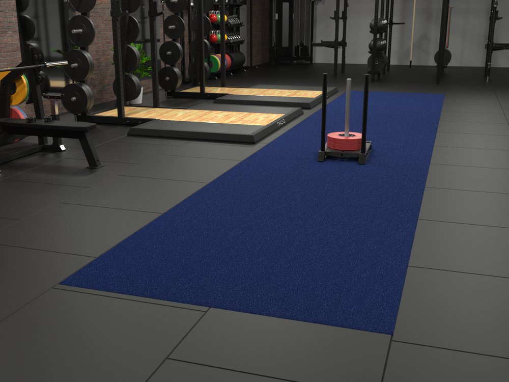 Sprinttrack Uni Indoor 20m x 2m - Blauw