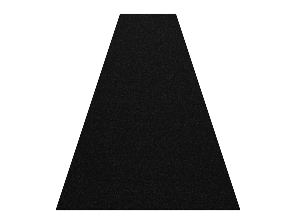 Sprinttrack Uni Indoor 15m x 2m - Zwart