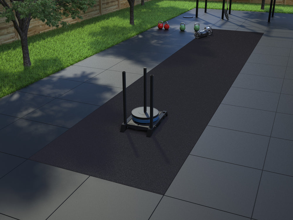 Sprinttrack Uni Outdoor 15m x 2m - Antraciet