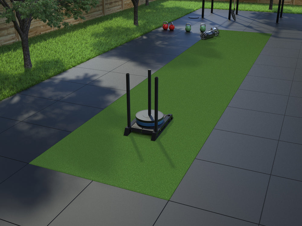 Sprinttrack Uni Outdoor 15m x 2m - Groen