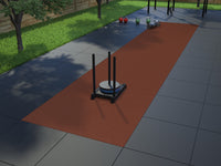 Piste de sprint Uni Outdoor 15 m x 2 m - Rouge